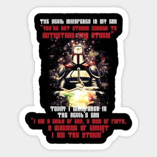 Child Warrior ' Christ's Warrior Christian Sticker